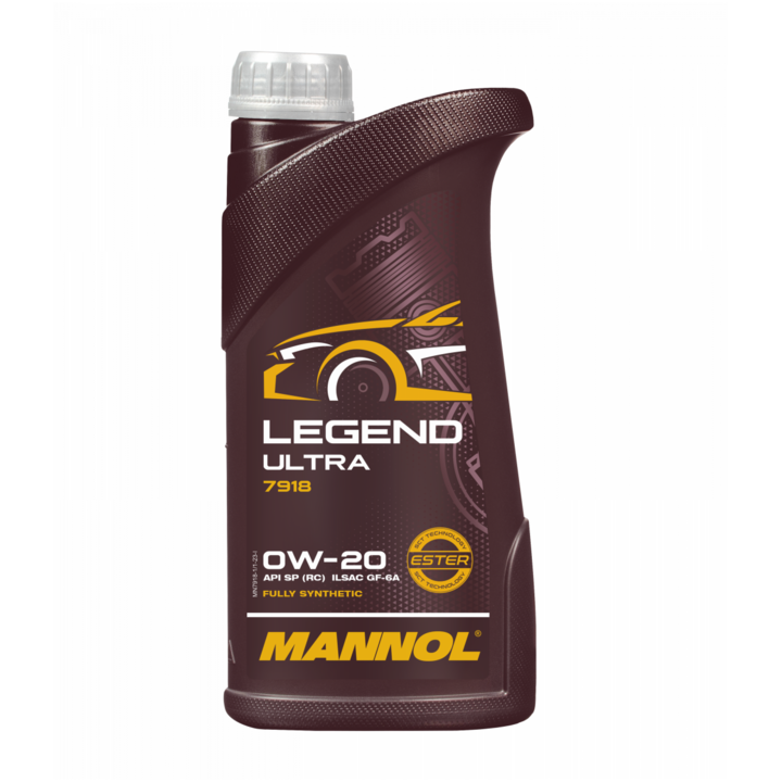 Huile Moteur Mannol 7918 Legend Ultra 0W20 1Lpour PORSCHE 911 Décapotable (991)  3.8 Carrera S 400cv 