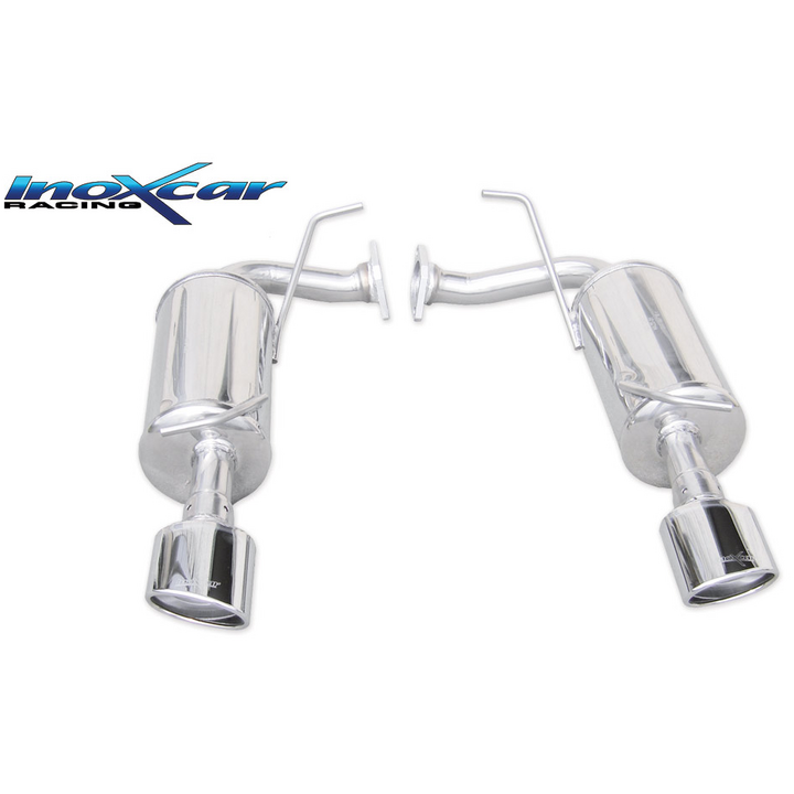 Echappement Final Inoxcar  120x80 Ovalpour MAZDA 6 A trois volumes (GG)  2.3 MPS Turbo (GG3P) 260cv 