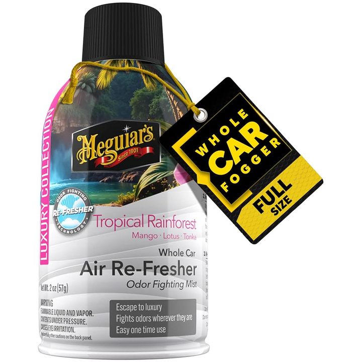 Eliminateur d'odeurs Meguiars Air Re-Fresher Tropical Rainforest 59ml