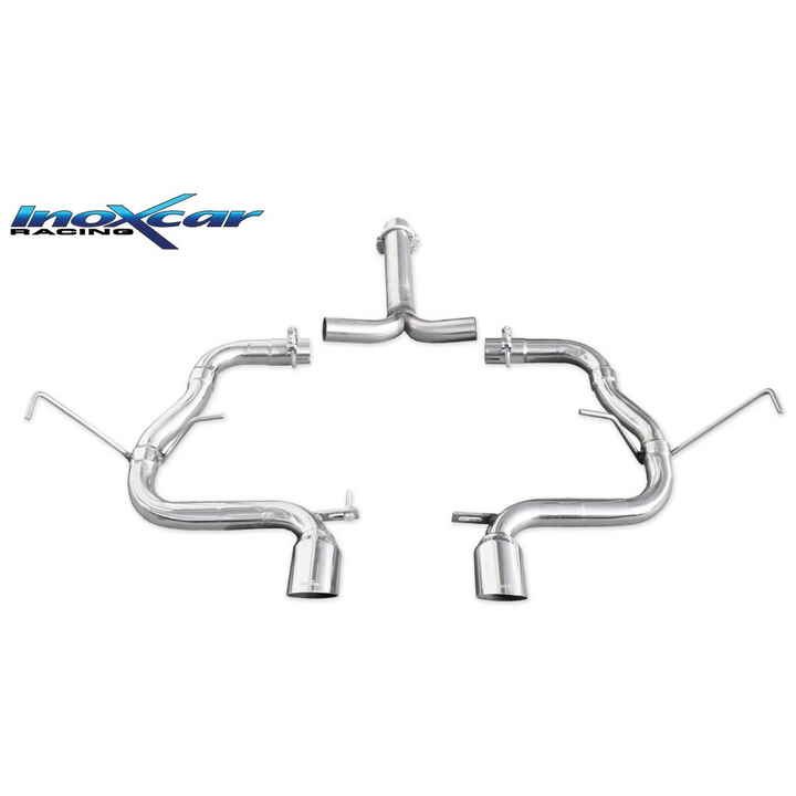 Tube de Supression d'intermédiaire Inoxcar  2x80mm Racing Angledpour MINI MINI (R50, R53)  Cooper S 170cv 
