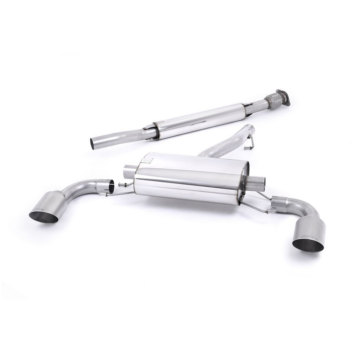Cat-Back Milltek  63.5 Dual Brushed Titanium  GT-115für TOYOTA GR 86 Coupé (ZN8)  2.4 (ZN8BKE8) 234ps 