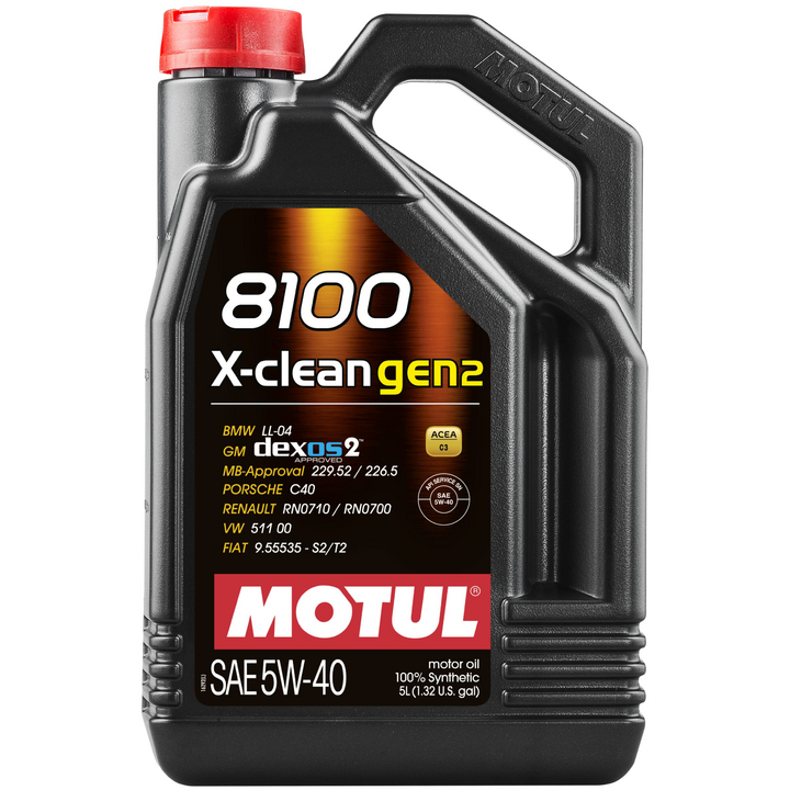Huile Moteur Motul 8100 X-clean gen2 5W40 5L