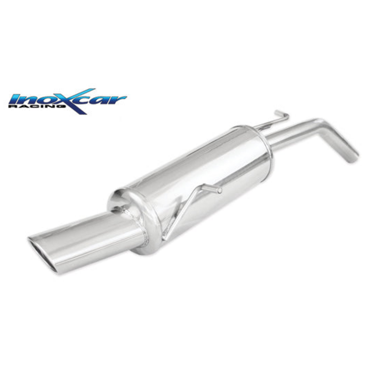 Endschalldämpfer Inoxcar  120x80 Ovalfür PEUGEOT 207 SW (WK_)  1.4 16V 95ps 