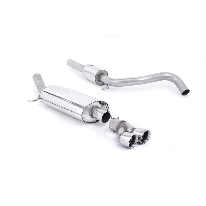 Cat-Back Milltek  63.5 Twin 80mm GT80für AUDI A1 (8X1, 8XK)  1.4 TFSI 185ps 