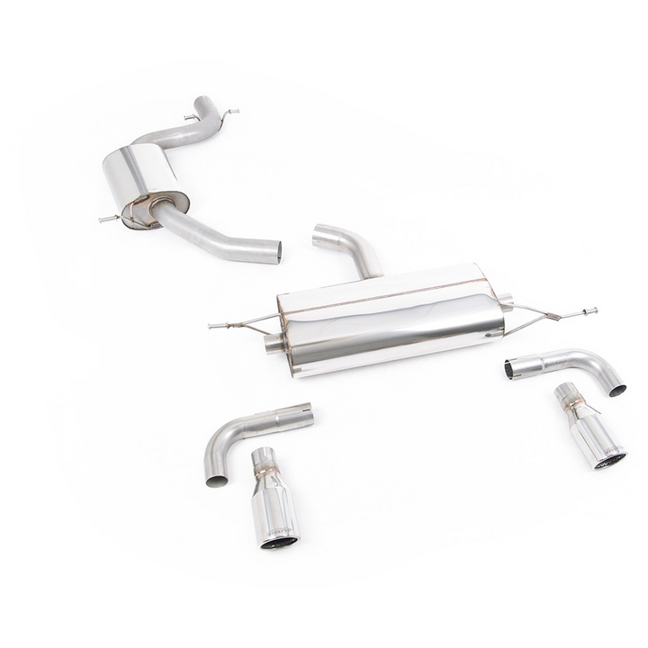 Cat-Back Milltek  69.85 Dual 90mm Jetfür VW GOLF VI (5K1)  2.0 GTi 210ps 