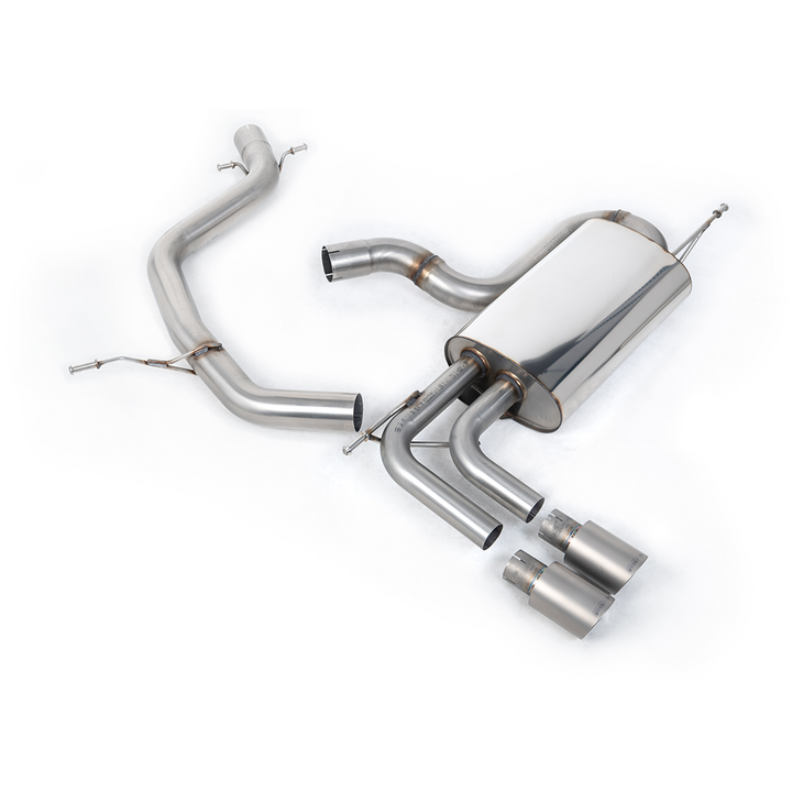 Cat-Back Milltek  69.85 Twin 80mm GT80pour VW GOLF V (1K1)  2.0 GTI 230cv 