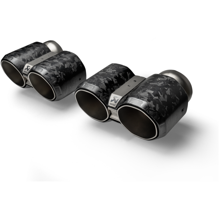 Embouts d'échappement Akrapovic  Carbon Forged