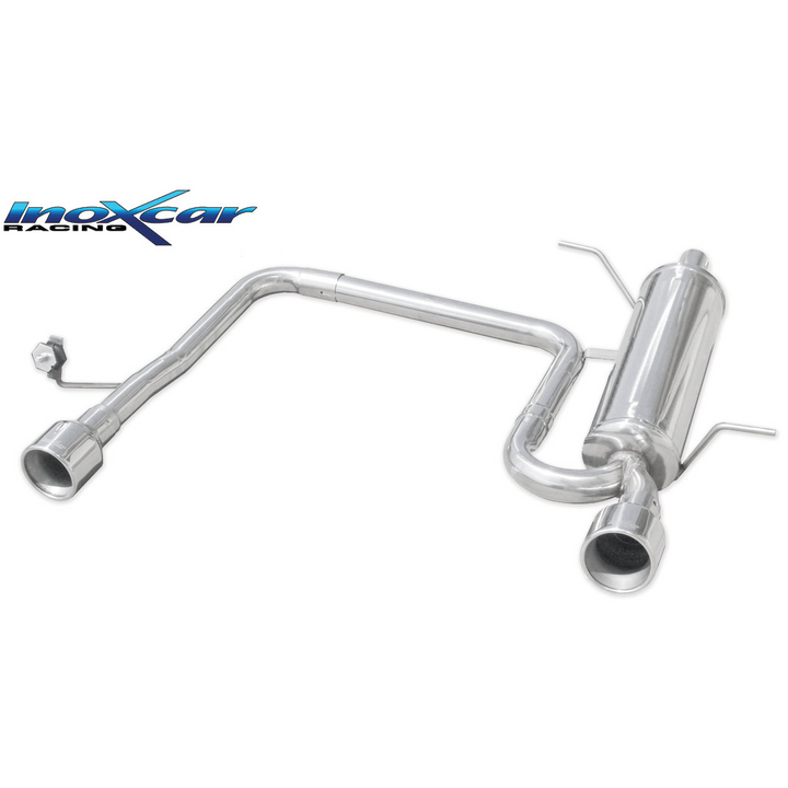 Echappement Final Inoxcar  102mm Rolledpour FORD FIESTA VI (CB1, CCN)  1.6 Ti 120cv 
