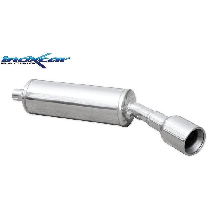 Endschalldämpfer Inoxcar  102mm Rolledfür VW GOLF II (19E, 1G1)  1.3 Cat 55ps 