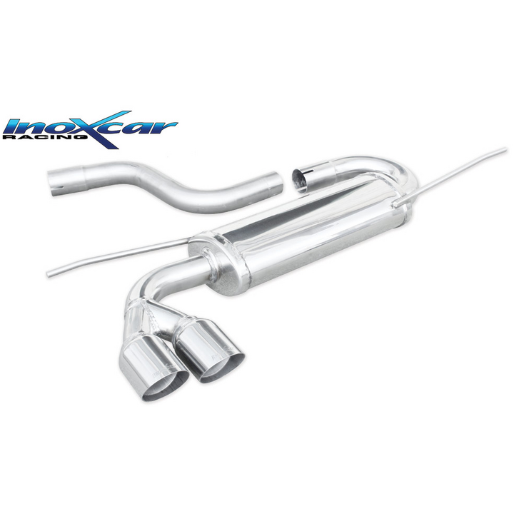 Echappement Final Inoxcar  2x80mm Racing Angledpour VW GOLF VI (5K1)  1.4 TSI 122cv 