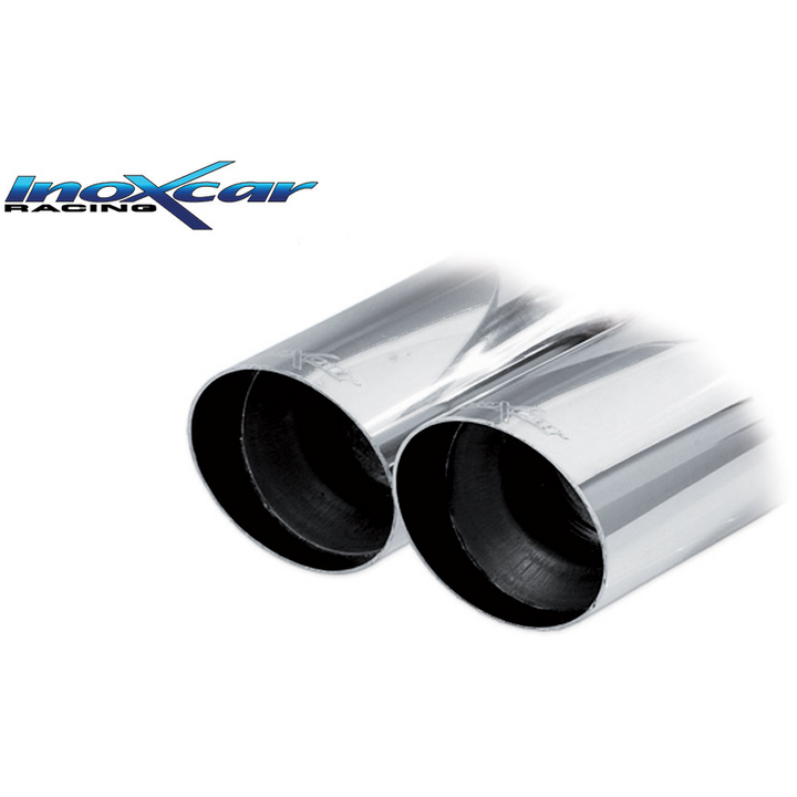 Endschalldämpfer Inoxcar  2x80mm  Racing Angled