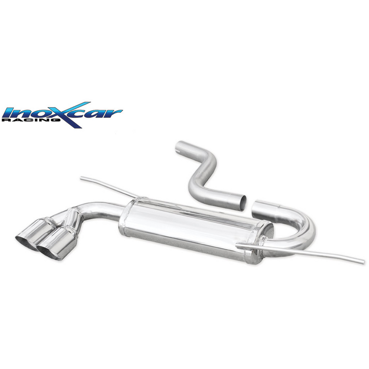 Echappement Final Inoxcar  2x80mm  Racing Angledpour VW SCIROCCO III (137, 138)  1.4 TSI 160cv 