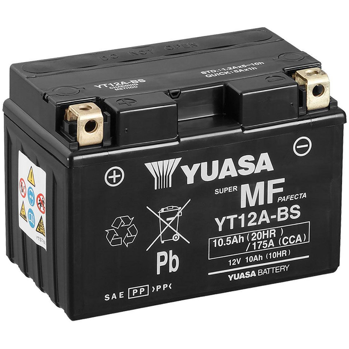 Batterie Moto Yuasa YT12A  12V 10.5Ah  