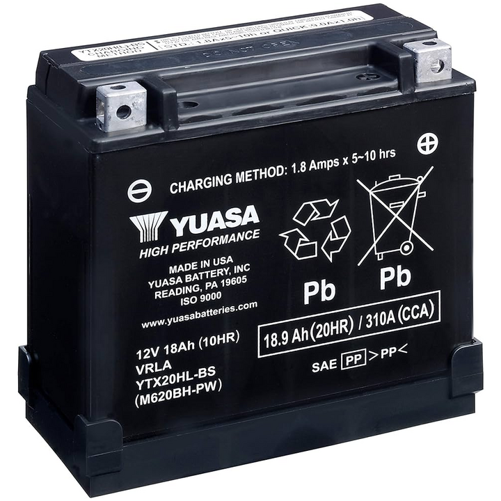 Batterie Moto Yuasa YTX20HL  12V 18.9Ah  