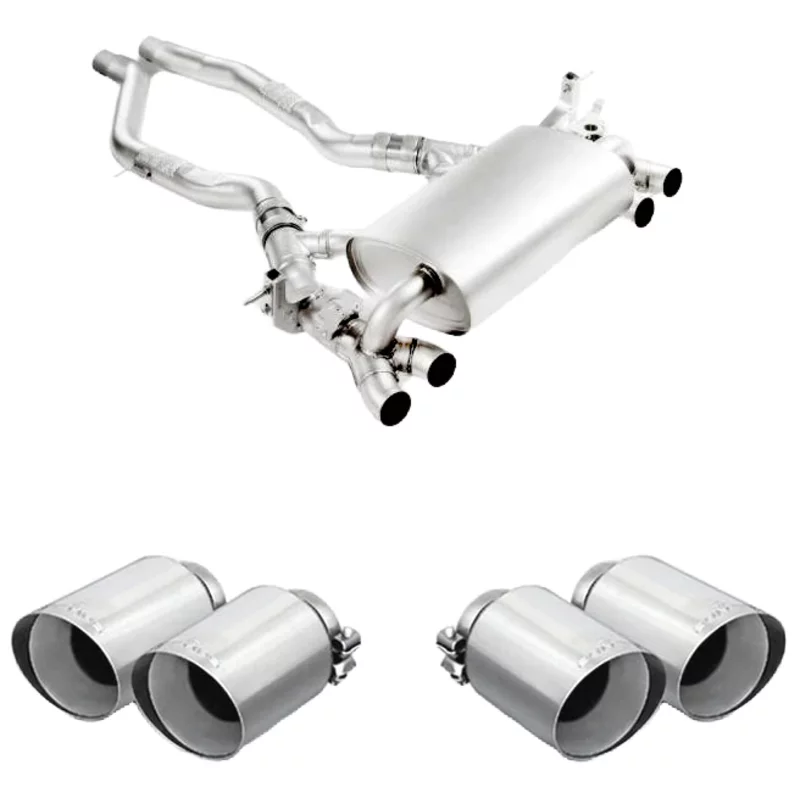 Image of Endschalldämpfer Remus 2.75" 102mm Straight Cut für BMW 2 Coupé (F22, F87) M2 Competition 411 PS