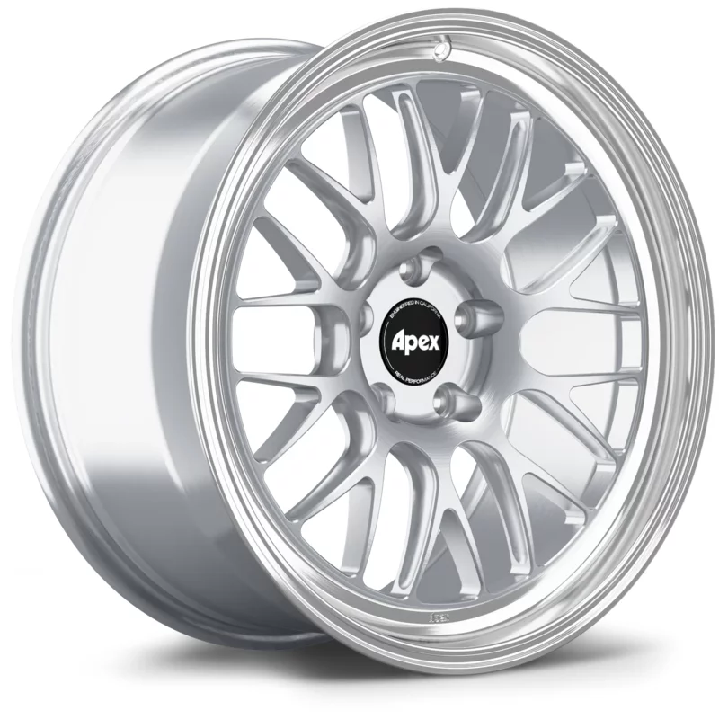Felgen Apex ML-10RT 10.0x18 5x120 ET25 Brushed Clear - Machined Lip