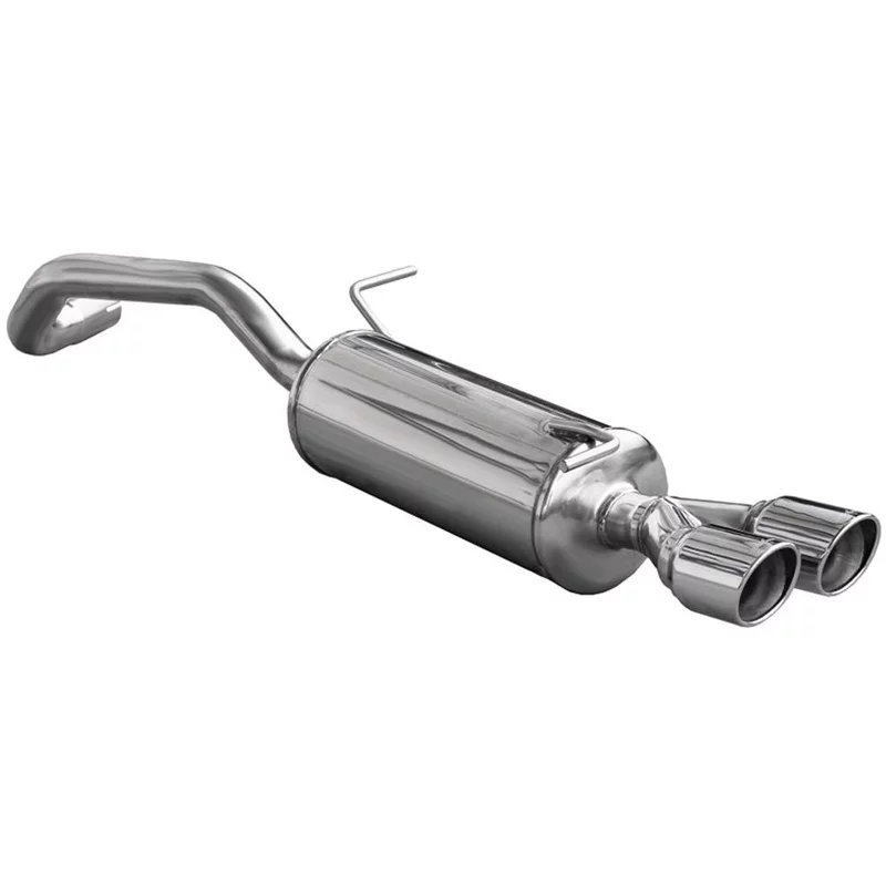 Image of Endschalldämpfer Inoxcar 2x80mm X-Race für AUDI A1 (8X1, 8XK) 1.2 TFSI 86 PS