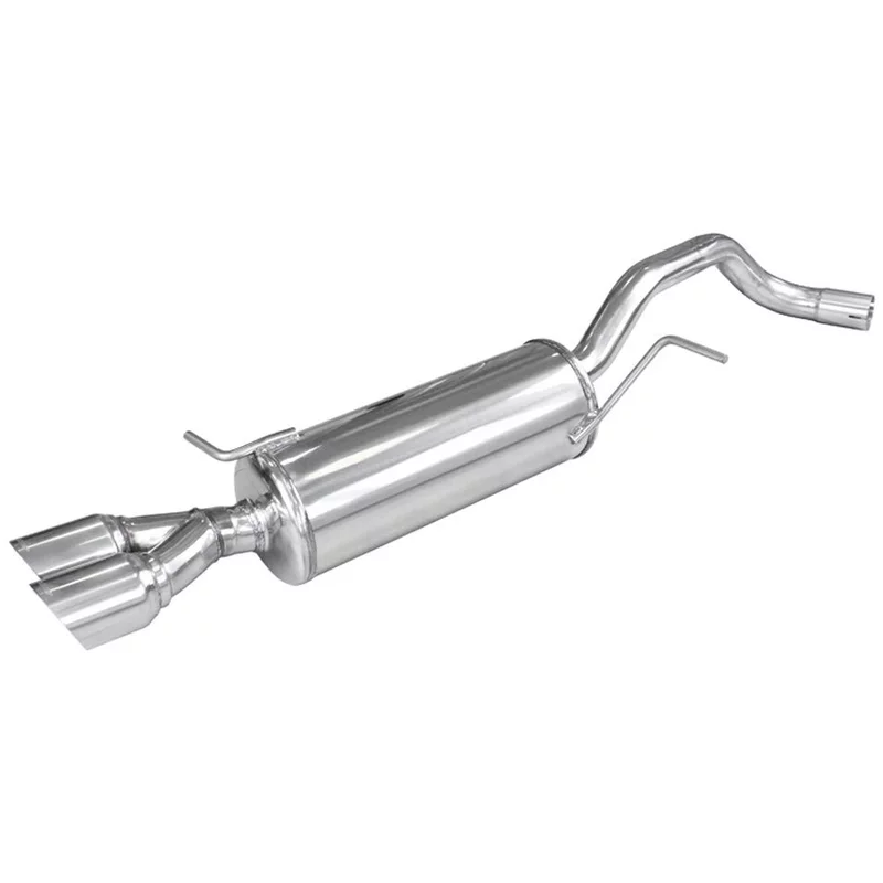 Image of Endschalldämpfer Inoxcar 2x80mm Racing Angled für AUDI A1 (8X1, 8XK) 1.4 TFSI 122 PS