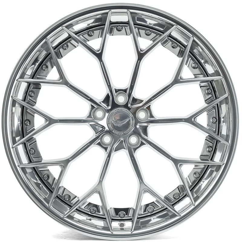 Image of Barracuda G-FORGED F01 9.5x20 5x110 ET28 Polished Silver Felgen