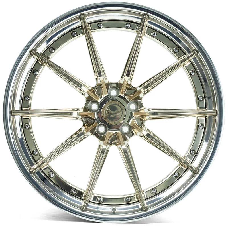 Image of Barracuda G-FORGED F03 10.5x21 5x112 ET8 Polished-Champagne Felgen