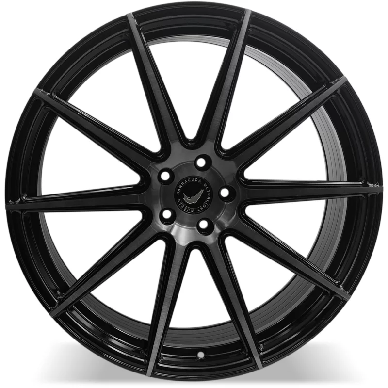 Image of Barracuda PROJECT TWO 9.5x21 5x112 ET35 Higloss-Black brushed Surface Felgen