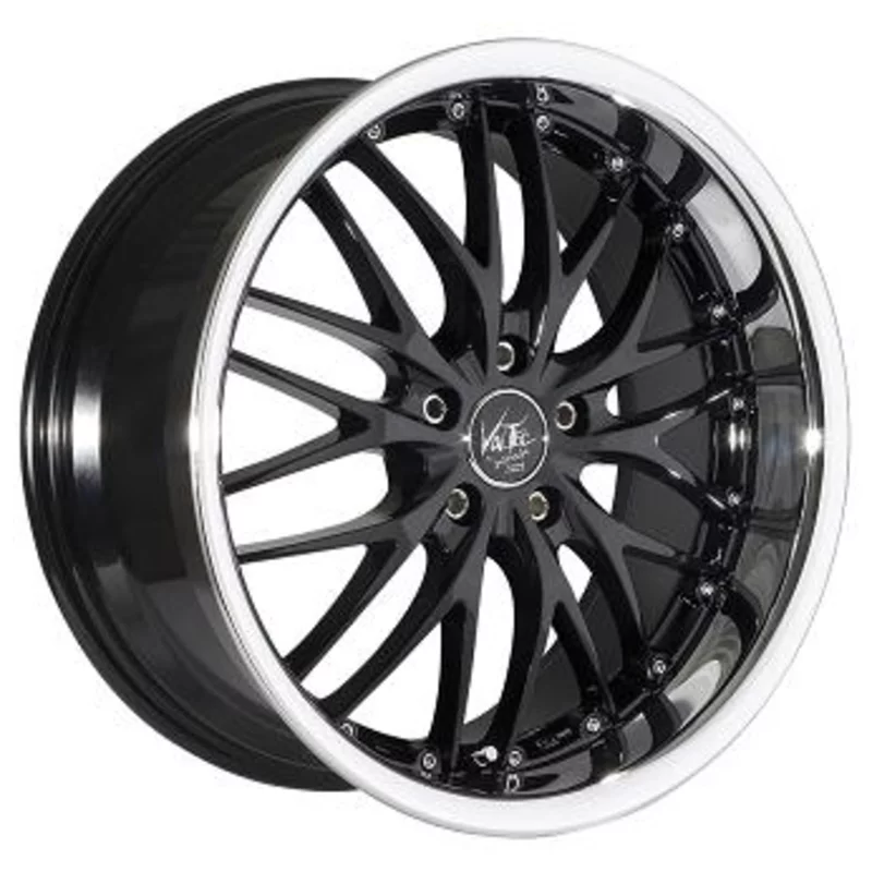 Image of Barracuda VOLTEC T6 SUV 9.0x20 5x120 ET45 Higloss-Black/Inox-Lip Felgen