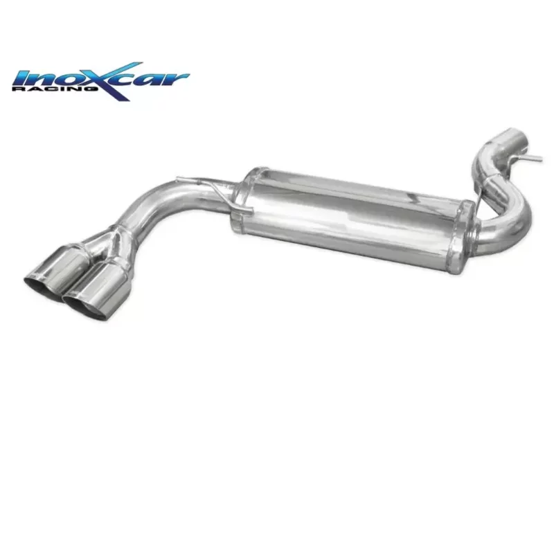 Image of Endschalldämpfer Inoxcar 2x80mm Racing Angled für BMW X3 (F25) xDrive 20 d 184 PS