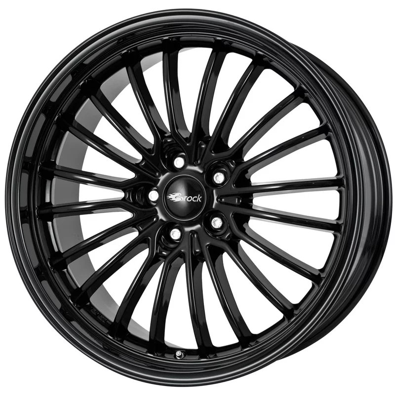 Felgen Brock B24GP 8.5x19 5x114.3 ET40 Schwarz Glanz