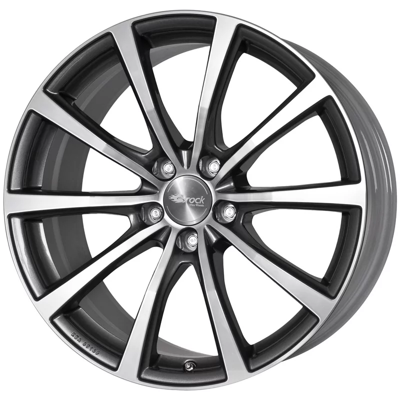 Image of Brock B32 8.5x18 5x114.3 ET45 Himalaya Grey Matt Felgen