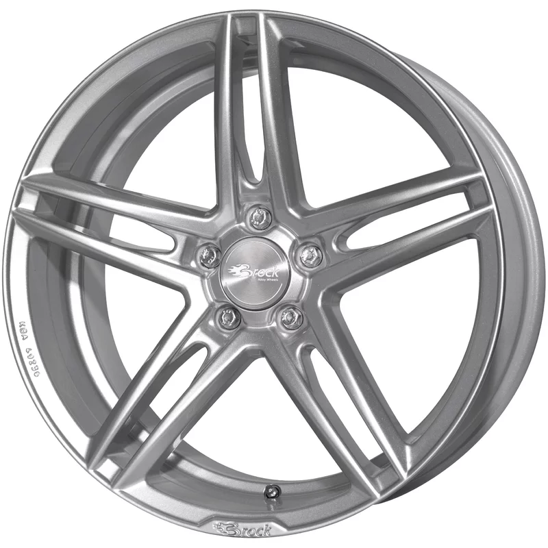 Image of Brock B33 8.0x17 5x112 ET35 Kristallsilber Felgen