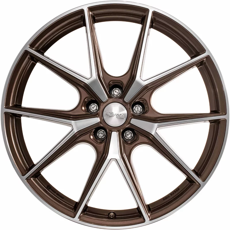 Image of Brock B40 8.0x19 5x112 ET38 Bronze Copper Voll-Poliert Felgen
