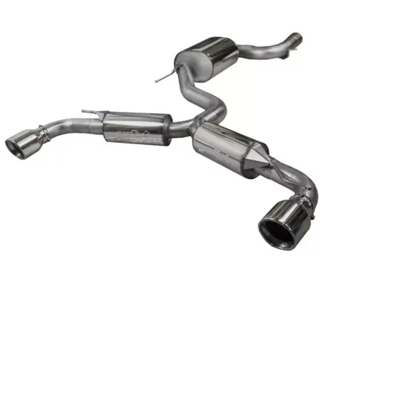 Image of Cat-Back Bull-X 3" 101mm Rolled für VW GOLF VI (5K1) 2.0 GTi 235 PS
