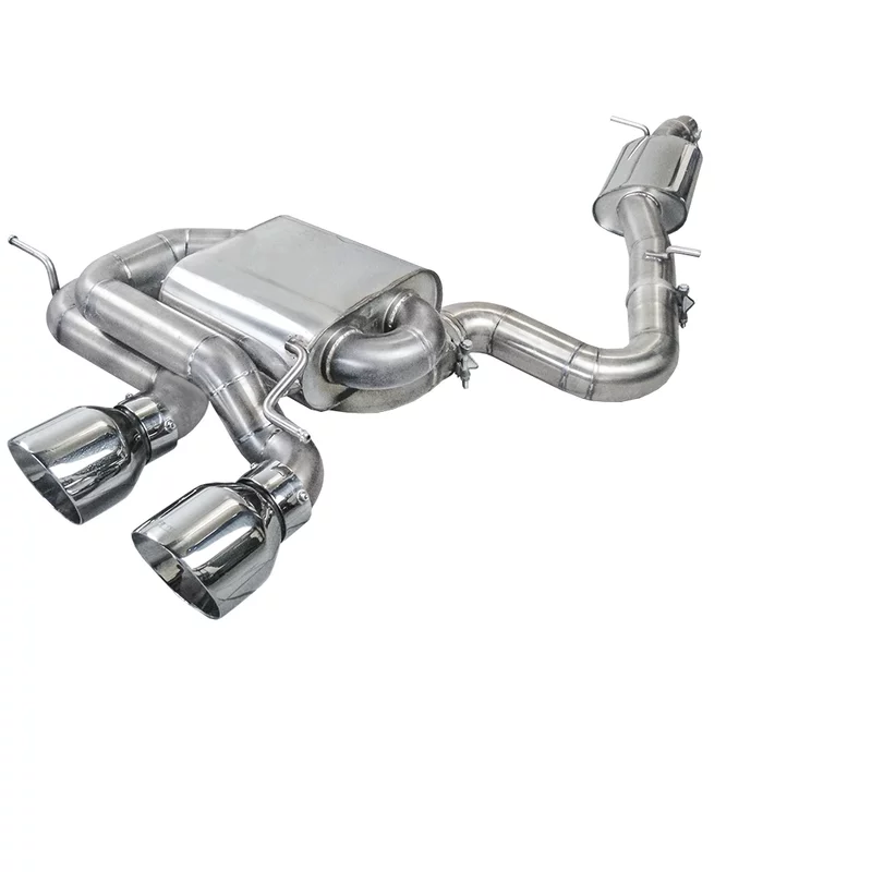 Image of Cat-Back mit Klappensystem Bull-X Ego-X 102mm Straight Cut