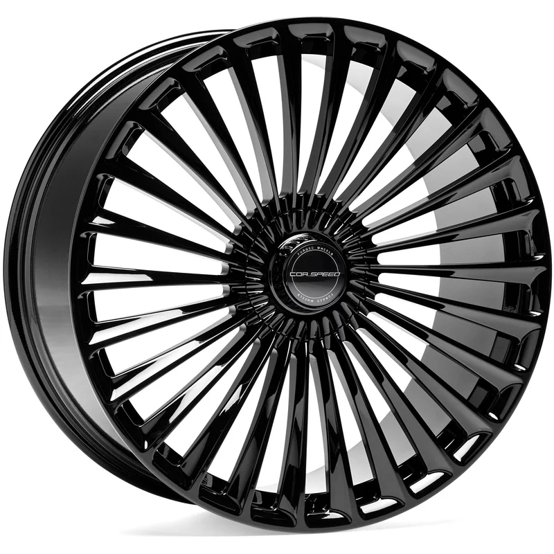 Image of Corspeed F01 10.5x22 5x112 ET30 Higloss Black Felgen