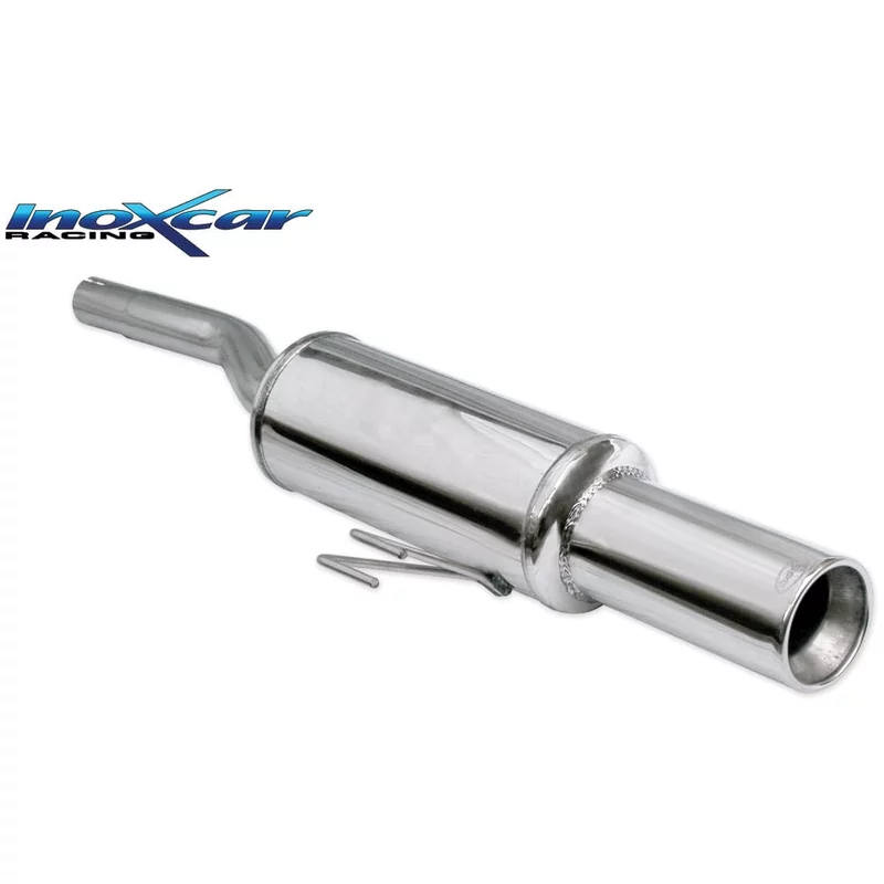 Image of Endschalldämpfer Inoxcar 102mm Rolled für FIAT PUNTO (188_) 1.2 16V 80 (188.233, .235, .253, .255, .333, .353, .639,... 80 PS