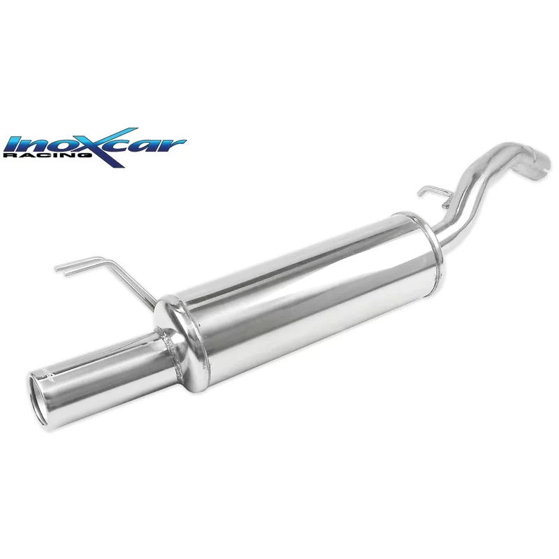 Image of Endschalldämpfer Inoxcar 80mm Rolled für FIAT STILO Multi Wagon (192_) 1.6 16V 103 PS