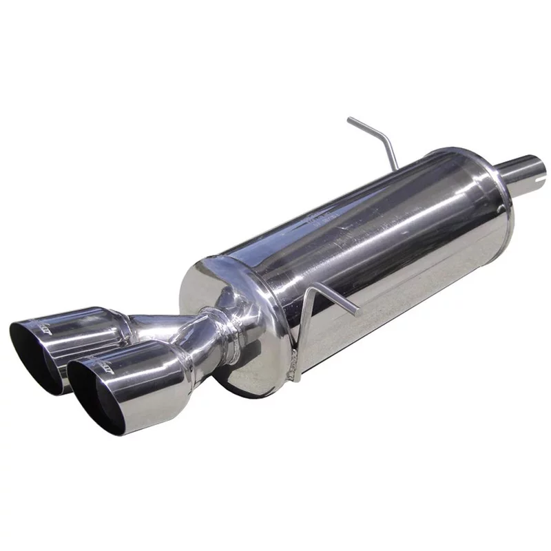 Image of Endschalldämpfer Inoxcar 2x80mm Racing Angled für FORD FIESTA VI (CB1, CCN) 1.6 Ti 120 PS