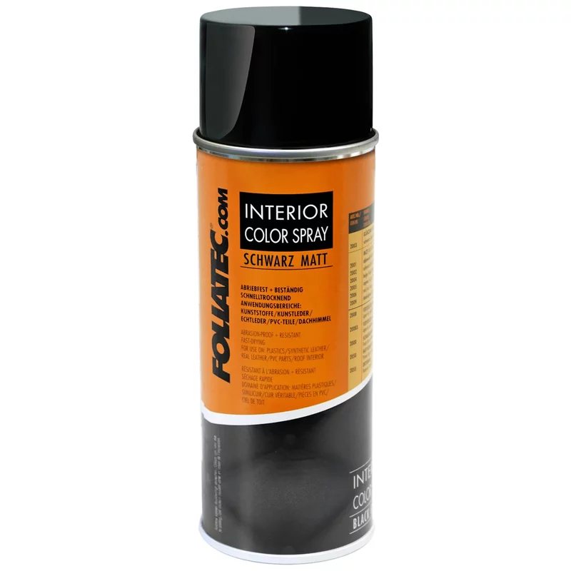 Image of Foliatec Interior-ColorSpray Schwarz 400ml
