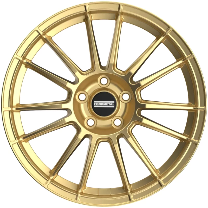 Image of Felgen Fondmetal 9RR 7.5x17 5x110 ET30 Gold Glossy