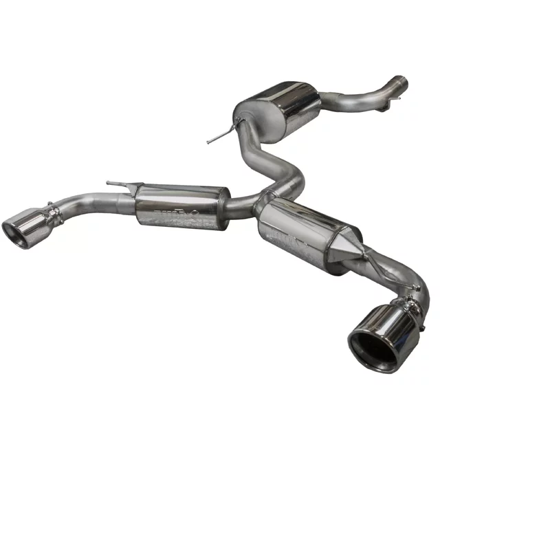 Image of Cat-Back Bull-X 3" 101mm Rolled für VW GOLF VI (5K1) 2.0 GTi 210 PS