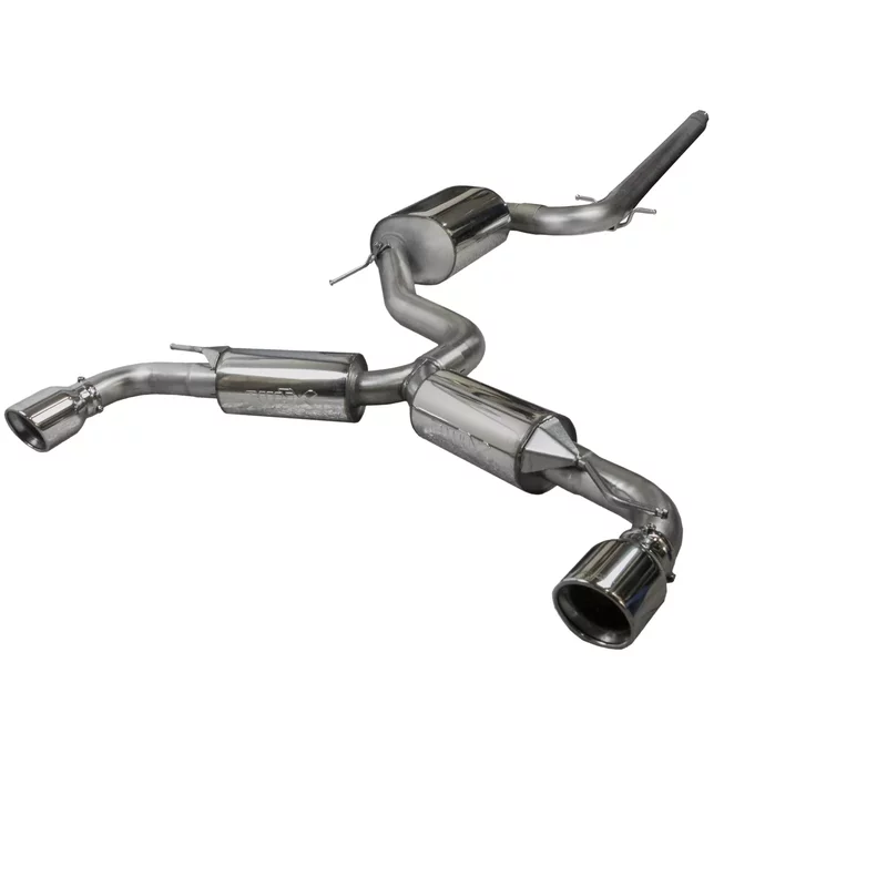 Image of Cat-Back Bull-X 3" 101mm Rolled für VW GOLF VII (5G1, BQ1, BE1, BE2) 2.0 GTI Clubsport 265 PS