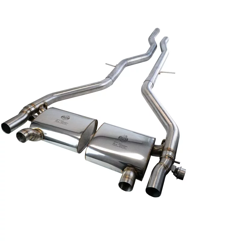 Image of OPF-Back mit Klappensystem Bull-X Ego-X 2.75" ohne Endrohre für BMW 4 Coupé (F32, F82) M4 Competition 450 PS