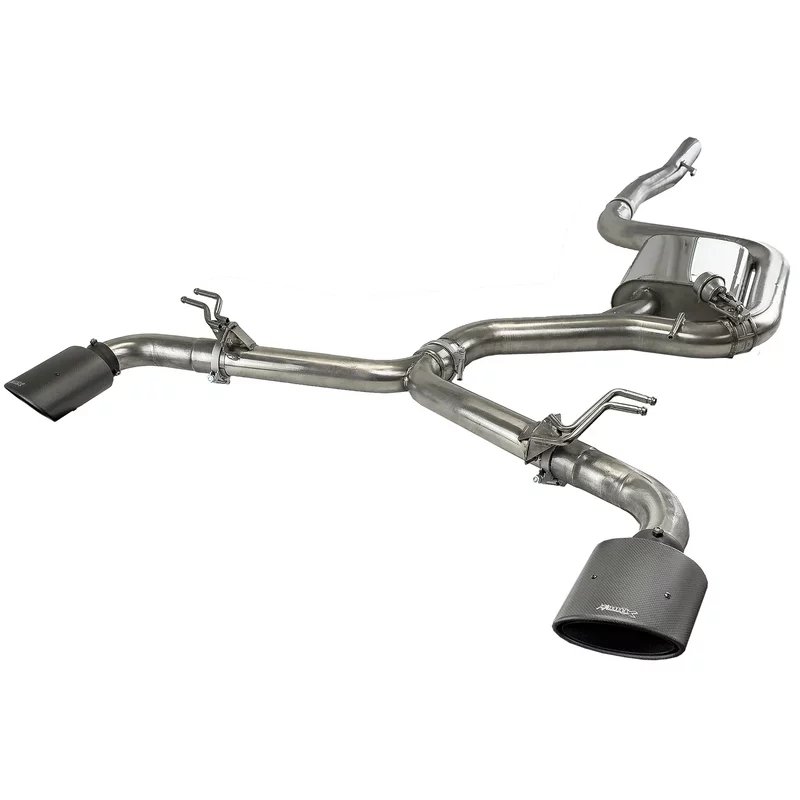 Image of Cat-Back mit Klappensystem Bull-X 2.75" 145x90 Carbon