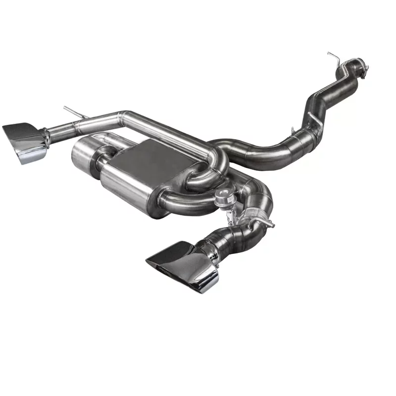 Image of Cat-Back mit Klappensystem Bull-X Ego-X 3.5" Oval 170x110 Edelstahl