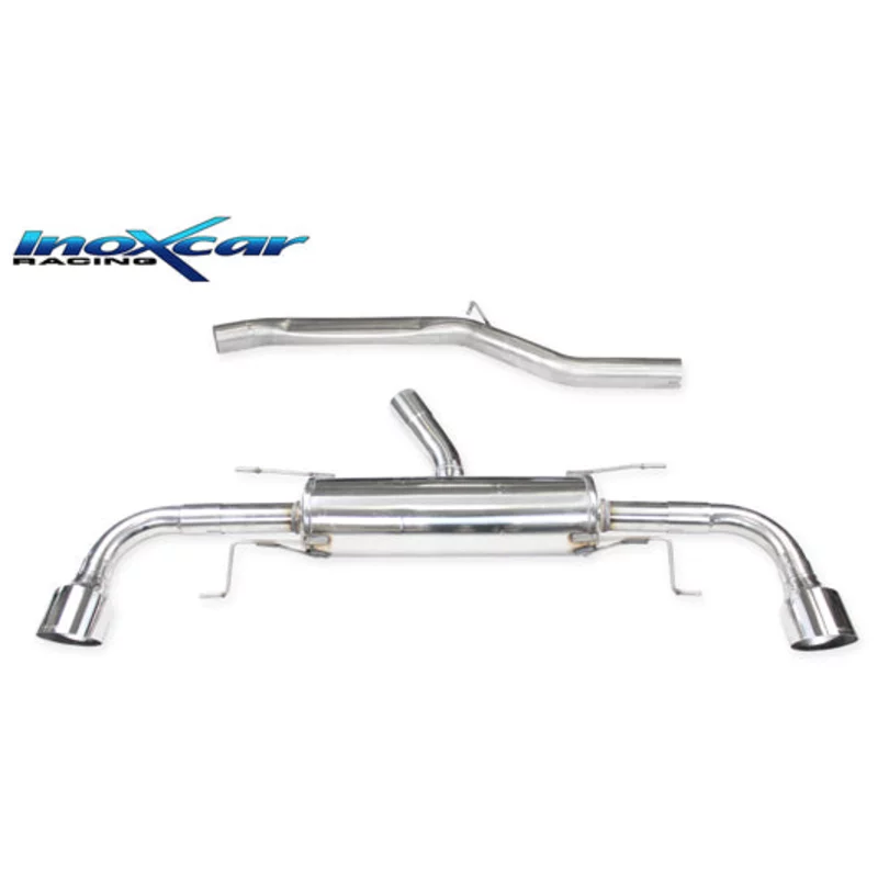 Image of Endschalldämpfer Inoxcar 114mm Racing für ALFA ROMEO STELVIO (949_) 2.0 Q4 (949.AXA2A) 280 PS