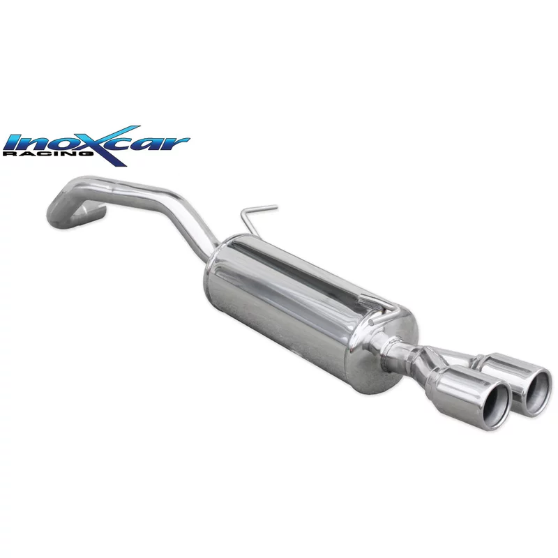 Image of Endschalldämpfer Inoxcar 2x80mm für AUDI A1 (8X1, 8XK) 1.4 TFSI 185 PS