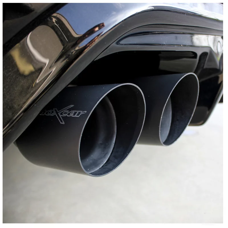 Image of Endschalldämpfer Inoxcar 2x90 Black Ceramic