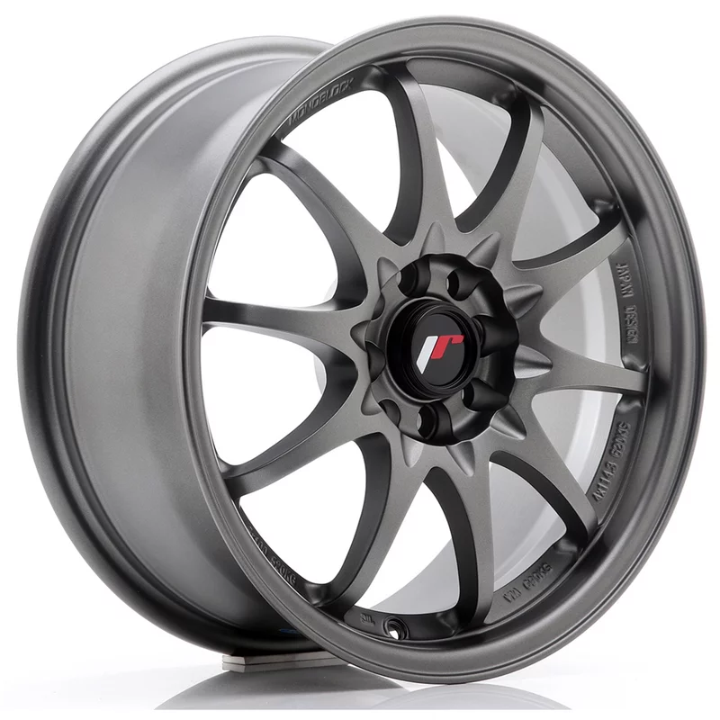 Image of JR Wheels JR5 7.0x16 4x100 ET30 Gun metal Felgen