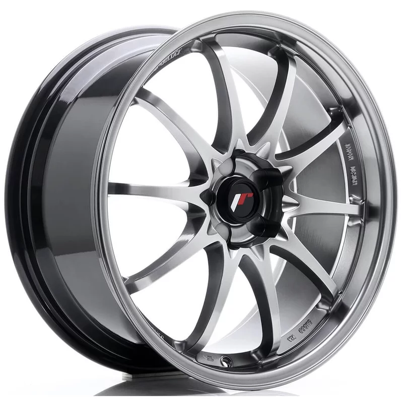 Image of JR Wheels JR5 9.5x18 5x114.3 ET38 Hyper Black Felgen