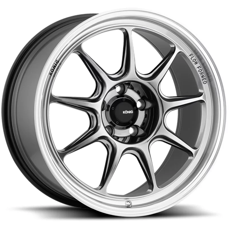 Image of Konig Countergram 8.0x17 4x100 ET45 HYPER CHROME / MACHINED LIP Felgen